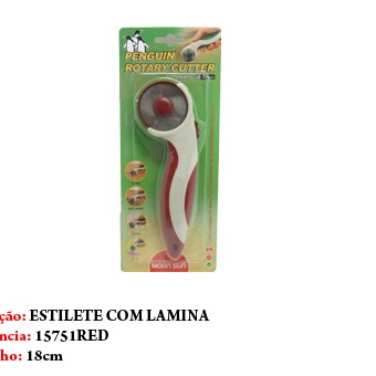 ESTILETE COM LAMINA TAM:18X5CM