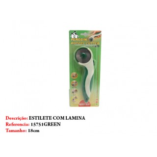ESTILETE COM LAMINA TAM:18X5CM