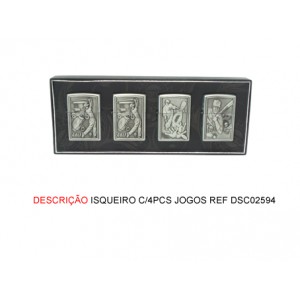ISQUEIRO C/4PCS JOGOS REF:DSC02594