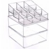 ORGANIZADOR EM ACRÍLICO C/10 DIVISÓRIAS. TAM:9X9X13CM