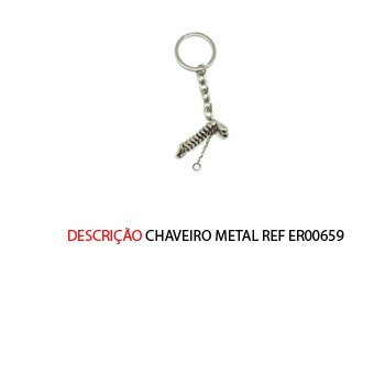 CHAVEIRO EM METAL. TAM:13x6x4CM