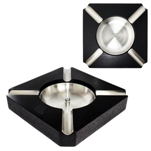 CINZEIRO P/ CHARUTO EM MADEIRA. TAM:21X7.5X25CM CINZEIRO P/ CHARUTO EM MADEIRA. TAM:21X7.5X25CM