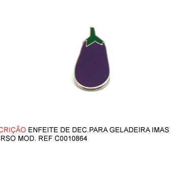 IMÃ DE GELADEIRA MODELO: BERINJELA. TAM: 3X2.5X6.5CM IMÃ DE GELADEIRA MODELO: BERINJELA. TAM: 3X2.5X6.5CM