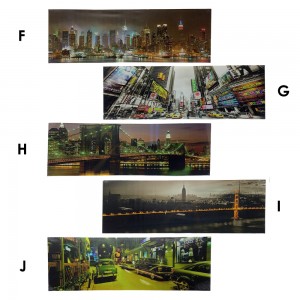 QUADRO DE PARADE COM LED 90X30