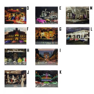 QUADRO DE PARADE COM LED 28X35