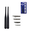 KIT 2 SUPORTE + 4 PONTAS EM METAL PARA ESCRITA ARTÍSTICA REF: 568-4