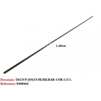 TACO DE BILHAR EM MADEIRA. TAM: 148CM