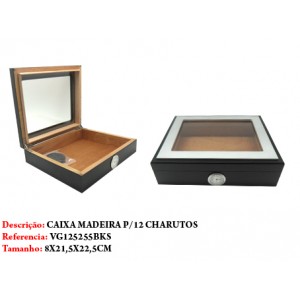 CAIXA PARA CHARUTO  REF: VG125255BKS CAIXA PARA CHARUTO  REF: VG125255BKS