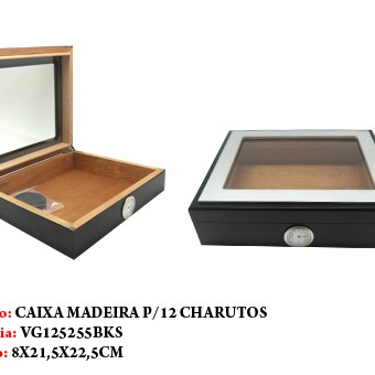 CAIXA PARA CHARUTO REF: VG125255BKS CAIXA PARA CHARUTO REF: VG125255BKS
