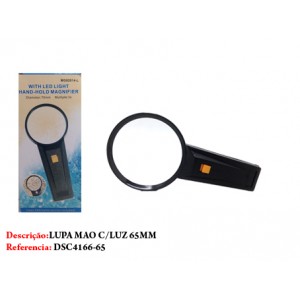 LUPA C/ LUZ DE LED 65MM 4X