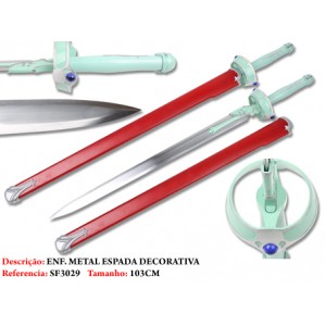 ESPADA MEDIEVAL EM METAL. TAM:103CM