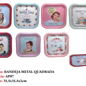 BANDEJA QUADRADA