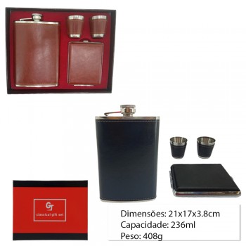 KIT FRASCO 240ML C/2 COPOS+CIGARREIRA REF:DSC4747