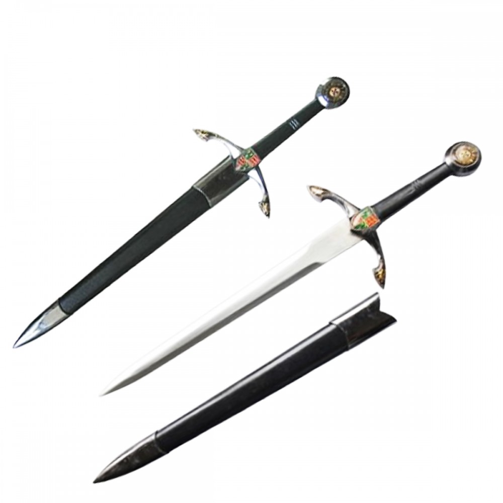 ADAGA MEDIEVAL DECORATIVA EM METAL REF: KE5573