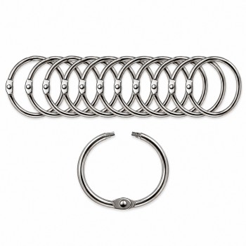 ARGOLA PRATEADA EM METAL PACOTE COM 10 PEÇAS 20MM  REF: AP1534701