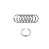 ARGOLA PRATEADA EM METAL PACOTE COM 8 PEÇAS 30MM  REF: AP1534703