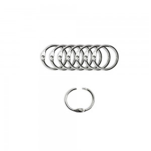 ARGOLA PRATEADA EM METAL PACOTE COM 8 PEÇAS 30MM  REF: AP1534703 ARGOLA PRATEADA EM METAL PACOTE COM 8 PEÇAS 30MM  REF: AP1534703