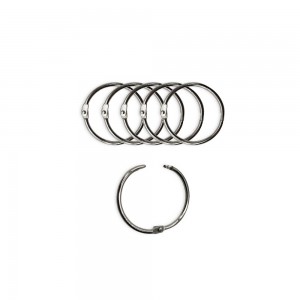 ARGOLA PRATEADA EM METAL PACOTE COM 6 PEÇAS 35MM REF: AP1534704 ARGOLA PRATEADA EM METAL PACOTE COM 6 PEÇAS 35MM REF: AP1534704