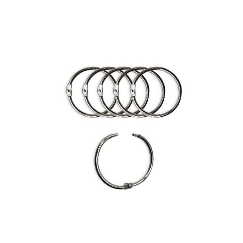 ARGOLA PRATEADA EM METAL PACOTE COM 6 PEÇAS 35MM REF: AP1534704 ARGOLA PRATEADA EM METAL PACOTE COM 6 PEÇAS 35MM REF: AP1534704