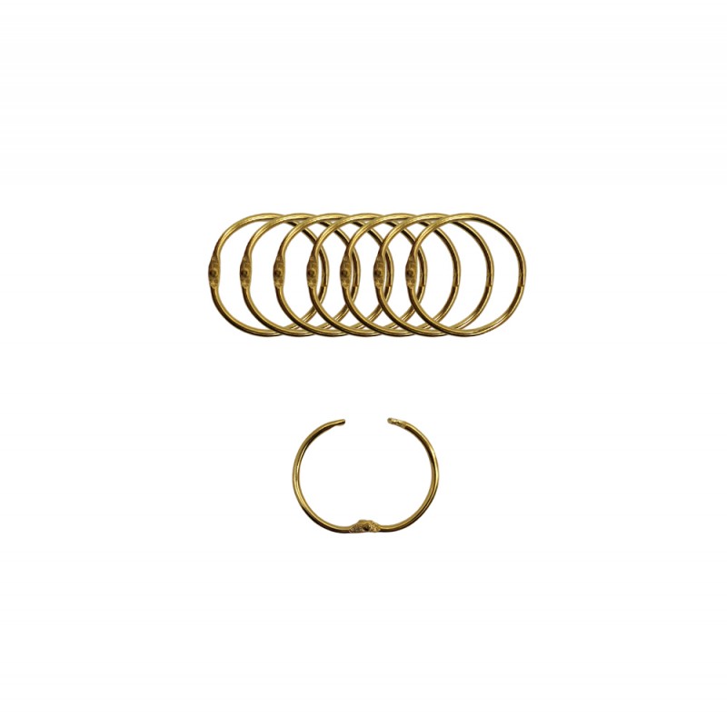 ARGOLA DOURADA EM METAL PACOTE COM 8 PEÇAS 30MM REF: AP1534707 ARGOLA DOURADA EM METAL PACOTE COM 8 PEÇAS 30MM REF: AP1534707