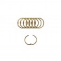 ARGOLA DOURADA EM METAL PACOTE COM 8 PEÇAS 30MM  REF: AP1534707