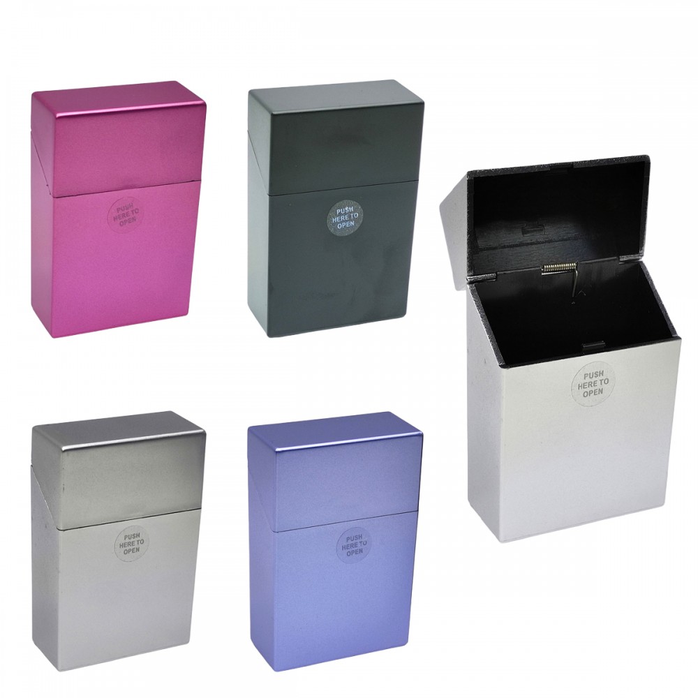 CIGARREIRA LISA PARA 20 CIGARROS EM PLÁSTICO REF: ZH20-X