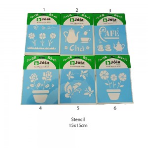 STENCIL DE PLÁSTICO PARA PINTURA 15X15 REF: QD