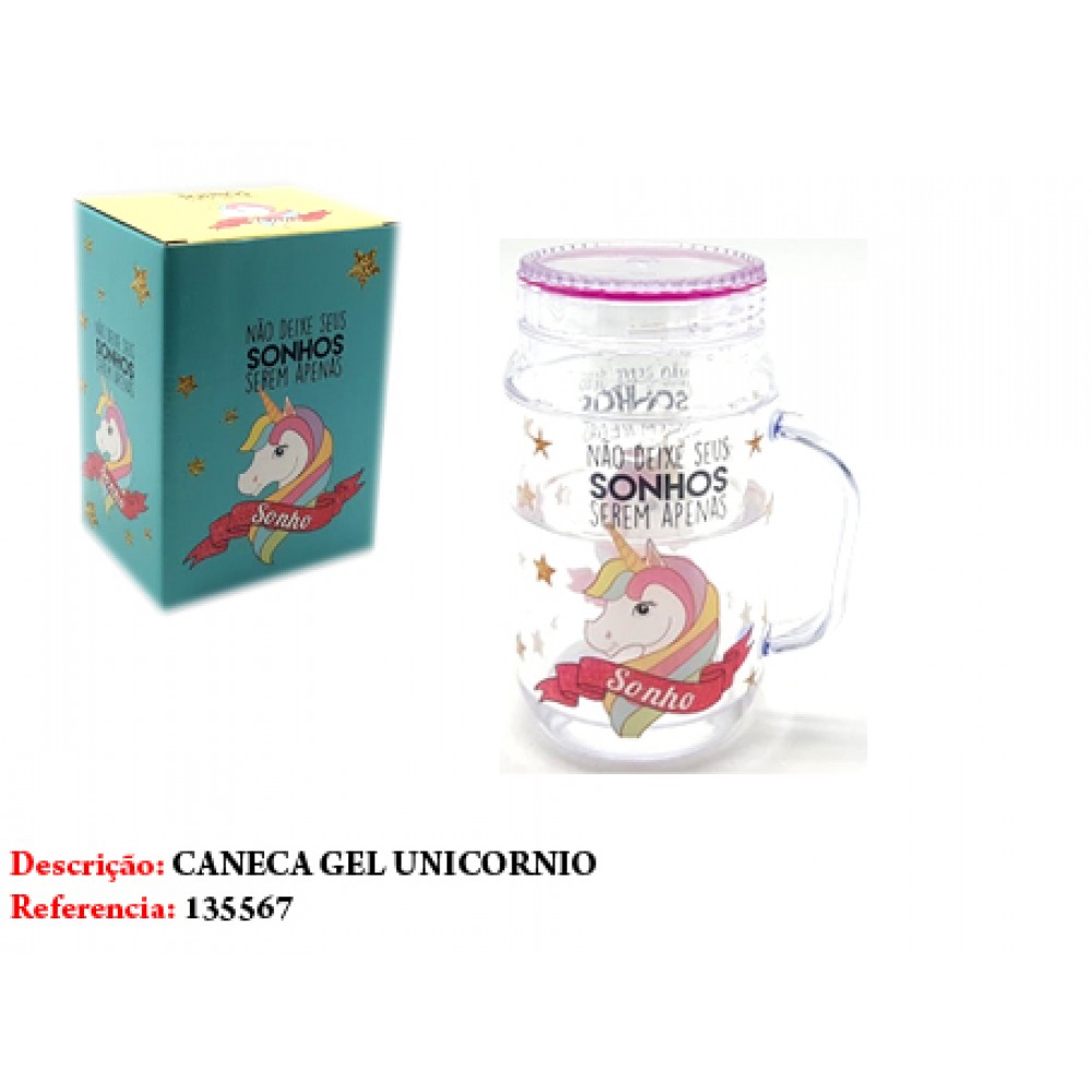 CANECA GEL UNICÓRNIO