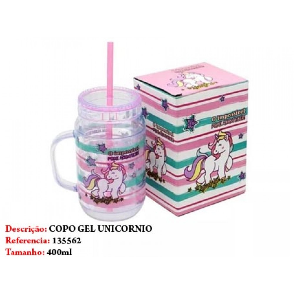 COPO GEL UNICÓRNIO