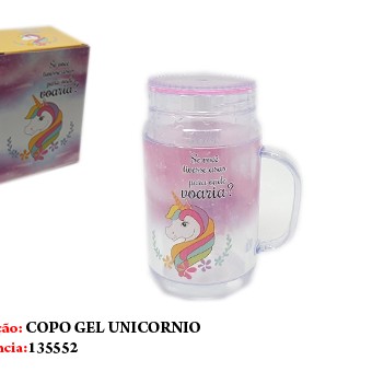 COPO GEL UNICÓRNIO COPO GEL UNICÓRNIO