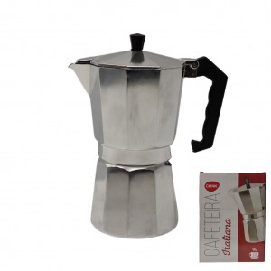 CAFETEIRA ITALIANA PARA 9 XÍCARAS EM ALUMÍNIO REF: CK655 CAFETEIRA ITALIANA PARA 9 XÍCARAS EM ALUMÍNIO REF: CK655