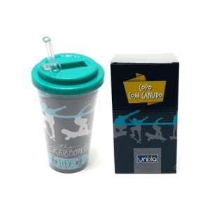 COPO C/ CANUDO DOBRÁVEL 500ML COPO C/ CANUDO DOBRÁVEL 500ML
