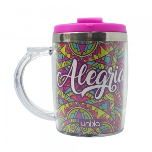 CANECA VIAGEM COM TAMPA ALEGRIA  REF: 382 CANECA VIAGEM COM TAMPA ALEGRIA  REF: 382