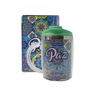 CANECA VIAGEM COM TAMPA PAZ  REF: 383 CANECA VIAGEM COM TAMPA PAZ  REF: 383