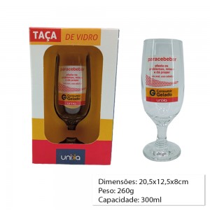 TAÇA VIDRO PARACEBEBER REF: 1402 TAÇA VIDRO PARACEBEBER REF: 1402