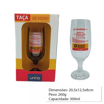 TAÇA VIDRO PARACEBEBER REF: 1402