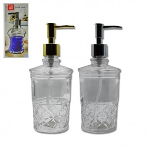 DISPENSER PORTA SABONETE LÍQUIDO EM VIDRO REF: 7729/29 DISPENSER PORTA SABONETE LÍQUIDO EM VIDRO REF: 7729/29