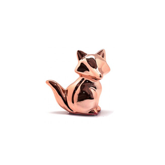 ENFEITE MINI RAPOSA ROSE