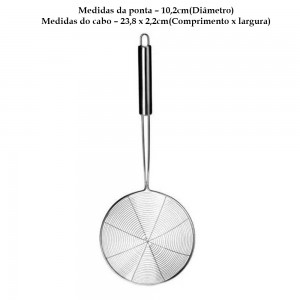 ESCUMADEIRA EM INOX 35CM ESCUMADEIRA EM INOX 35CM