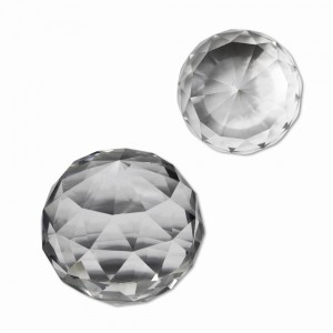 ENFEITE DECORATIVO BOLA DE CRISTAL EM VIDRO REF: GC60-2309 ENFEITE DECORATIVO BOLA DE CRISTAL EM VIDRO REF: GC60-2309