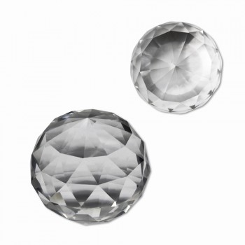 ENFEITE DECORATIVO BOLA DE CRISTAL EM VIDRO REF: GC60-2309