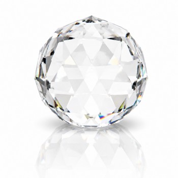 ENFEITE DECORATIVO BOLA DE CRISTAL EM VIDRO REF: GC60-2309