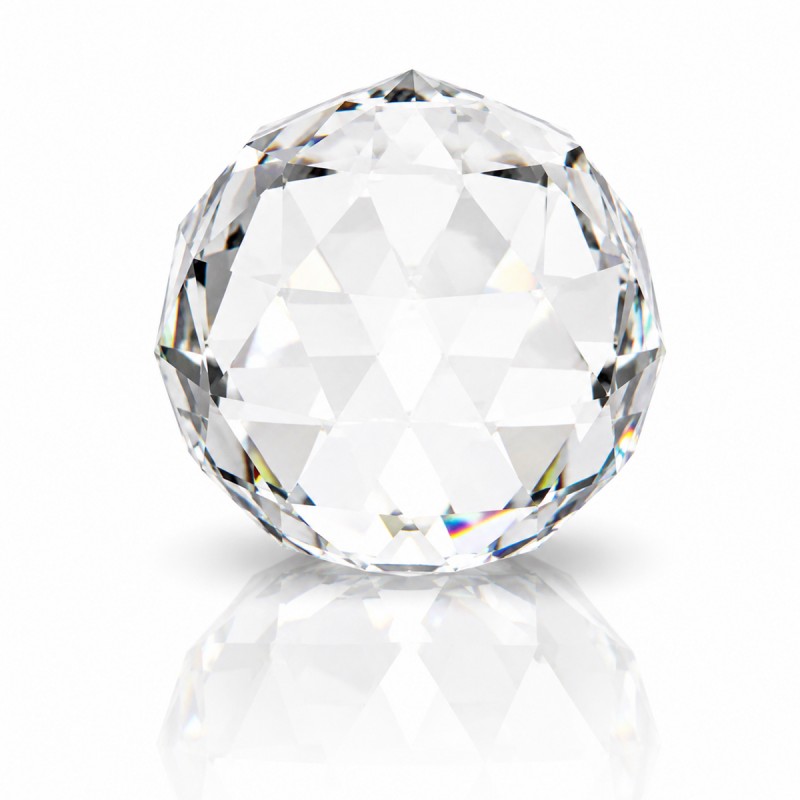 ENFEITE DECORATIVO BOLA DE CRISTAL EM VIDRO REF: GC60-2309 ENFEITE DECORATIVO BOLA DE CRISTAL EM VIDRO REF: GC60-2309