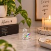 ENFEITE DECORATIVO DE MESA DE VIDRO MODELO CISNE REF: LN767172