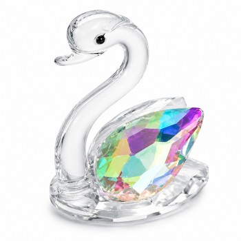 ENFEITE DECORATIVO DE MESA DE VIDRO MODELO CISNE REF: LN767172