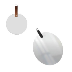 ESPELHO DECORATIVO REDONDO COM ALÇA VIDRO REF: 8361-10 ESPELHO DECORATIVO REDONDO COM ALÇA VIDRO REF: 8361-10