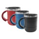 CANECA COM TAMPA EM INOX E PLÁSTICO 450ML  REF: MG-9034