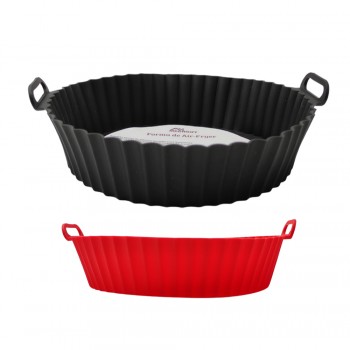 FORMA PARA AIRFRYER EM SILICONE 20CM  MG-9144