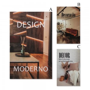 KIT COM 3 CAIXAS DECORATIVAS "LIVRO FALSO" EM PAPEL REF: DV80160