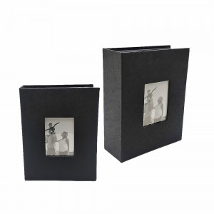 ALBUM 10X15 PARA 200 FOTOS PRETO COM JANELA REF: WB-46200-1505